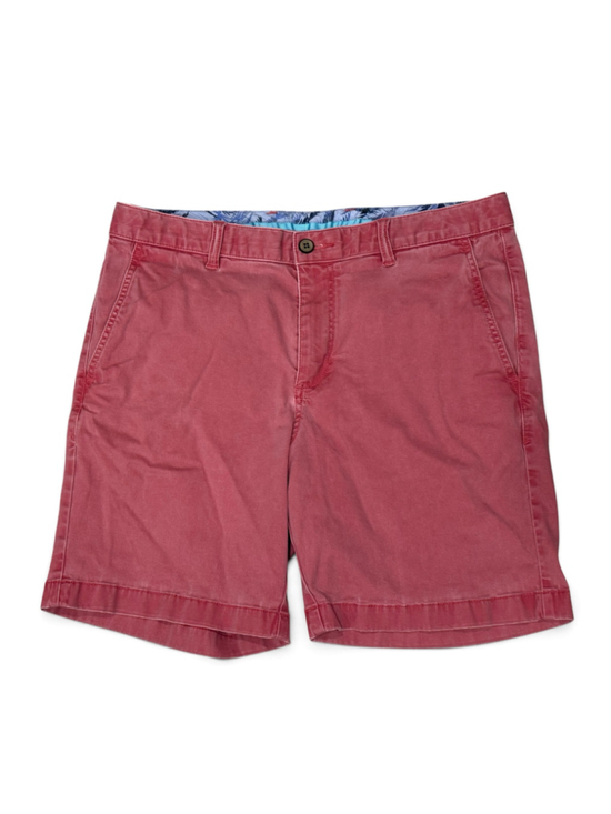 Tommy Bahama Other - Tommy Bahama Men’s Shorts Size 34 Coral Red Washed Chino Casual Flat Front